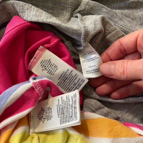 Girls Shirts Bundle of 5 Spotted Zebra Arizona Jean Company Small 6/6X/7 G/EUC - Picture 11 of 12